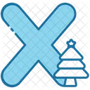 Xmas Alphabet Shape And Symbol Icon