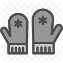 Christmas Gloves Mittens Icon