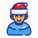 Christmas Boy Festive Joy Icon