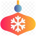 Snow Xmas Decoration Icon