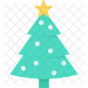 ツリーの飾り、クリスマスツリー、新年のツリー アイコン