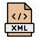 Xml Files And Folders Format Icon