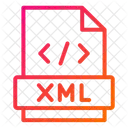 Xml Files And Folders Format Icon
