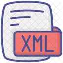 Xml Extensible Markup Language Color Outline Style Icon 아이콘