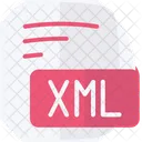 Xml Extensivel Linguagem De Marcacao Icone De Estilo Simples Icon