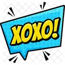 Xoxo Speech Bouble Chat Bouble Icon