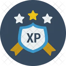 Distintivo de estrela xp  Ícone