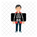 Standing Xray Chest Icon