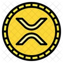 Xrp Coin Blockchain Crypto Digital Money Cryptocurrency Icon
