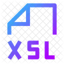 Xsl Xsl Datei Xsl Dateien Symbol