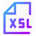 Xsl Xsl Datei Xsl Dateien Symbol