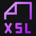 Xsl Xsl Datei Xsl Dateien Symbol