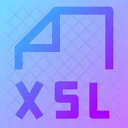 Xsl Xsl Datei Xsl Dateien Symbol