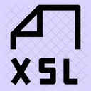 Xsl Xsl Datei Xsl Dateien Symbol