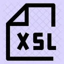 Xsl Xsl Datei Xsl Dateien Symbol