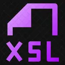 Xsl Xsl Datei Xsl Dateien Symbol