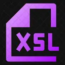 Xsl Xsl Datei Xsl Dateien Symbol