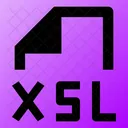 Xsl Xsl Datei Xsl Dateien Symbol