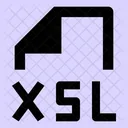 Xsl Xsl Datei Xsl Dateien Symbol