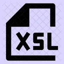 Xsl Xsl Datei Xsl Dateien Symbol