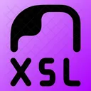 Xsl Xsl Datei Xsl Dateien Symbol