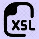 Xsl Xsl Datei Xsl Dateien Symbol