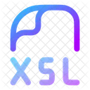 Xsl Xsl Datei Xsl Dateien Symbol