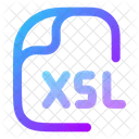 Xsl Xsl Datei Xsl Dateien Symbol