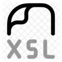 Xsl Xsl Datei Xsl Dateien Symbol