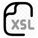 Xsl Xsl Datei Xsl Dateien Symbol