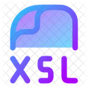 Xsl Xsl Datei Xsl Dateien Symbol