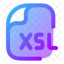 Xsl Xsl Datei Xsl Dateien Symbol