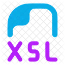 Xsl Xsl Datei Xsl Dateien Symbol