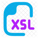 Xsl Xsl Datei Xsl Dateien Symbol