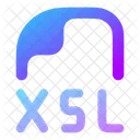 Fichier Xsl Xml Xml Icône