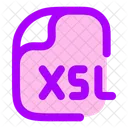 Xsl Fichier Xsl Fichiers Xsl Icône