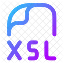 Fichier Xsl Xml Xml Icône