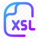 Fichier Xsl Xml Xml Icône