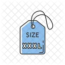 XXXL-Größenetikett  Symbol