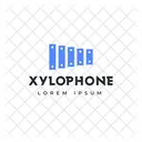 Xylophon Anhanger Xylophon Label Xylophon Logo Symbol