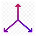 Xyz Axis D Coordinate Icon