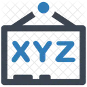 Xyz Board Hanging Board Board Icon