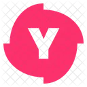 Y Alphabet Letter Icon