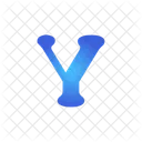 Y Alphabet Letter Icon