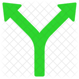 Y Intersection  Icon