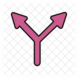 Y intersection  Icon