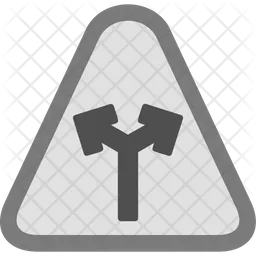 Y Intersection  Icon