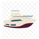 Yacht Luxury Racing Recreational Watercraft Icon