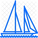 Yacht Ship Sailboat Icon