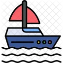 Yacht Beach Boat Icon